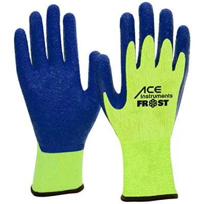 Abbildung von ACE Winter Arbeitshandschuhe Frost 3 x Thermohandschuhe für Handhabung, Kälteschutz im Freien, hält Kühlung, Schneeräumung, Gefrierschrank EN 388/511 M