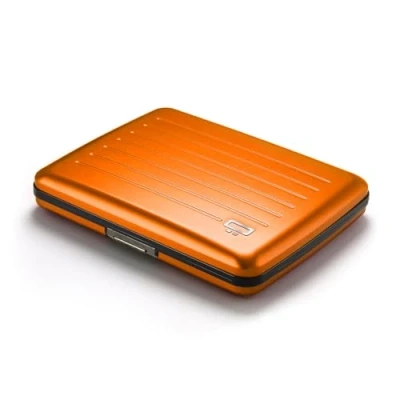 Abbildung von OGON Aluminium Geldbörse Smart Case V2 Large Fach für Münzen und Banknoten RFID Schutz Kartenhalter Kapazität 10 Karten