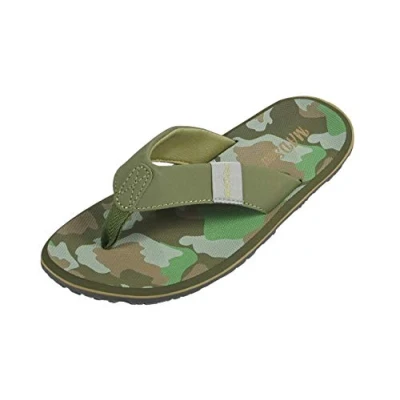 Abbildung von MADSea Herren Zehenstegpantolette Beach Man Flip Flop Zehentrenner Thong Sandale Sommer Strand Camouflage, Farbe:olive/camouflage, Größe:45 EU