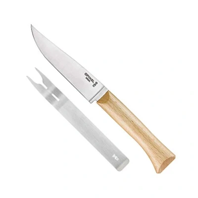 Abbildung von Opinel O001834 Set Käsemesser u. Gabel Tafelmesser, Blau