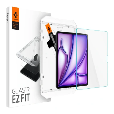 Abbildung von Spigen EZ Fit Gehärtetes Glas Clear Displayschutzfolie Apple iPad Air 2024/2025 13