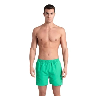 Abbildung von Arena Fundamentals Badeshorts, Herren, Größe: Large, Green quartz purple blue