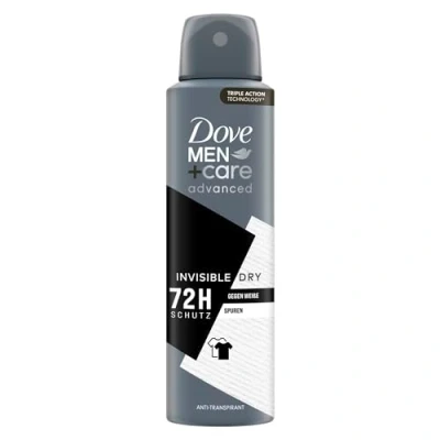 Abbildung von Dove MEN+care advanced Anti Transpirant Invisible Dry gegen weiße Spuren schützt 72 Stunden vor Körpergeruch und Schweiß 150 ml