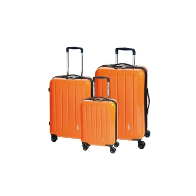 Abbildung von CHECK.IN London Trolley Set 2.0 3 tlg. orange Koffer mit 4 Rollen Kofferset