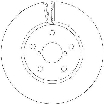 Abbildung von TRW DF6727S Bremsscheibe 293 28 5 114 Belüftet lackiert SUBARU: Levorg I