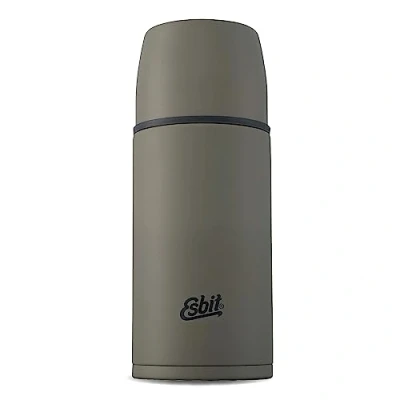 Abbildung von Esbit Classic Isolierflasche 1L Thermoskanne für warm &amp; kalt Thermosflasche mit 2 Bechern Trinkflasche Edelstahl Auslaufsicher