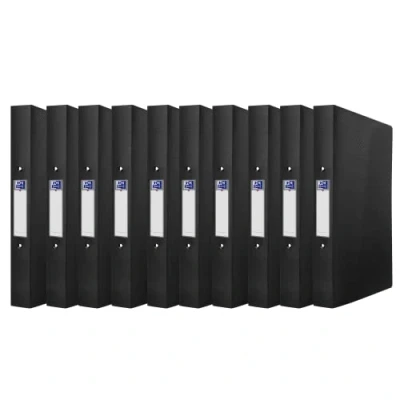Abbildung von Oxford Ringbuch A4, Rückenbreite 4 cm, 2 Ringe, schwarz, 1 Stück