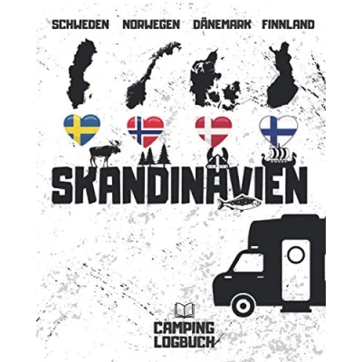 Abbildung von SKANDINAVIEN Camping Logbuch Schweden, Norwegen, Dänemark, Finnland: Das Reisetagebuch für Camper mit Wohnwagen, Wohnmobil oder Campervan 176 Seiten