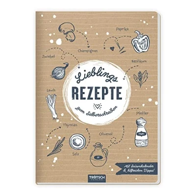 Abbildung von Trötsch Rezeptbuch Lieblingsrezepte zum Selberschreiben: Selberschreiben