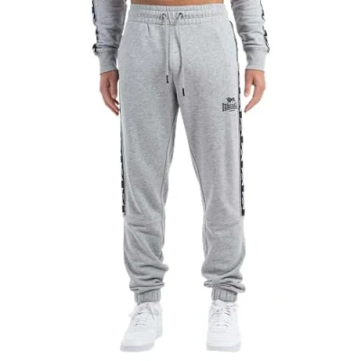 Abbildung von Lonsdale Jogging Normale Passform Grutness Jogginghose, Herren, Größe: XL, Marl grey black white