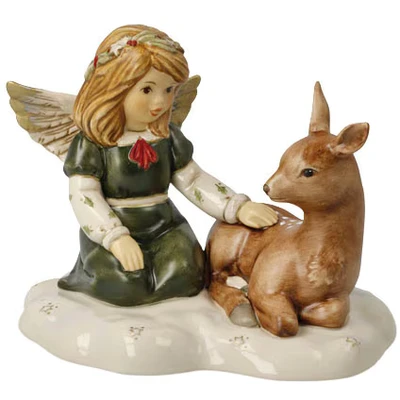 Abbildung von Goebel Engelfigur Beschützt sollst Du Sein Winterwald Weihnachten