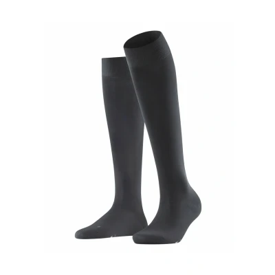 Abbildung von Falke Vitalizer Compression Anatomical FIT Kniestrümpfe anthracite, Damen, Größe: 39/40, Anthracite