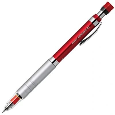 Abbildung von Zebra Druckbleistift, Del Guard, 0,5 mm, Rot (P MA86 R)