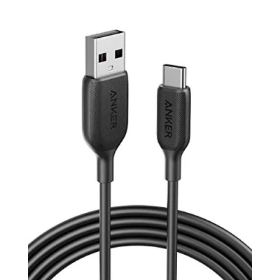 Abbildung von Anker USB C Kabel Powerline III auf Kabel, A Ladekabel 3m, kompatibel mit iPhone 16/15, Galaxy Note 10/Note 9/S10+/S10, Huawei, LG V30, Smartphone