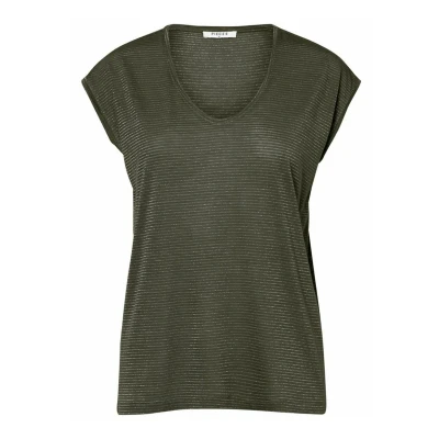 Abbildung von PIECES Pcbillo Tee Lurex Stripes Noos Bc