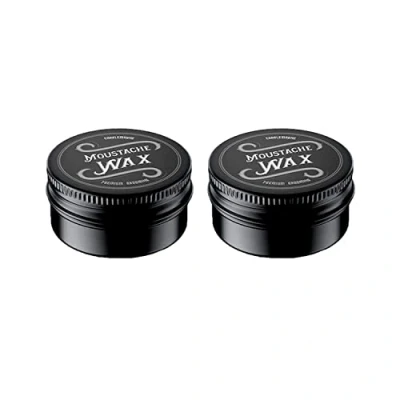 Abbildung von Charlemagne Moustache Wax 2er Set Schnurrbart Wachs Bart Bartwichse Natürliche Inhaltsstoffe &amp; echtes Bienenwachs Styling Bartgel Bartpomade
