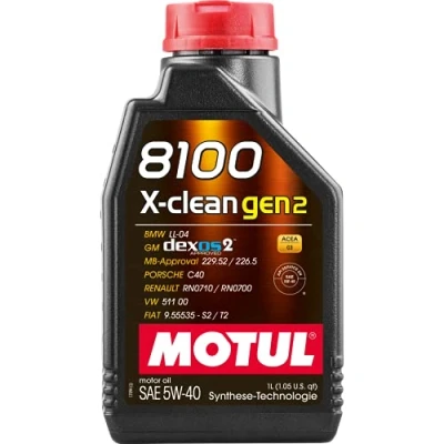 Abbildung von Motul X CLEAN GEN2 5W 40 1l Motoröl 110530 BMW: 4 Coupe, 3 GT, Saloon, OPEL: Astra K Hatchback, Sports Tourer, Insignia A Tourer