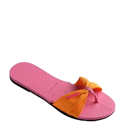 Abbildung von Havaianas You St Tropez Basic Flip Flop Women, Kristall/Rosa, 1/2 UK Narrow