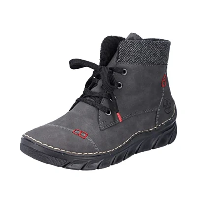 Abbildung von Rieker Snowboot/Winterstiefel, Damen, Größe: 41, Anthracite grey Schuhe