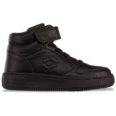 Abbildung von Lotto Unisex Kinder Paliot Mid Oc Sneaker, Schwarz, 33 EU