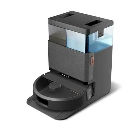 Abbildung von iRobot Roomba Plus 505 Combo Robot + AutoWash Dock Saugroboter mit Wischfunktion Multifunktinales Clearview Pro LiDAR 7000Pa DualClean Wischpads PerfectEdge SmartScrub Schwarz
