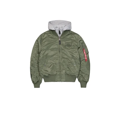 Abbildung von Alpha Industries Herren MA 1 D Tec Bomberjacke, Grün (Sage Green 01), Medium