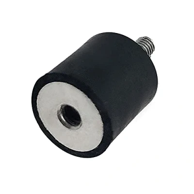 Abbildung von DOJA INDUSTRIAL Klimaanlage Gummipuffer M6 Gewinde Innengewinde 20x20 PACK12 Klima Silentblock Klimageraet Anti Vibration Gummilager Wandhalterung Gummi Stossdaempfer Antivibrationsfuesse