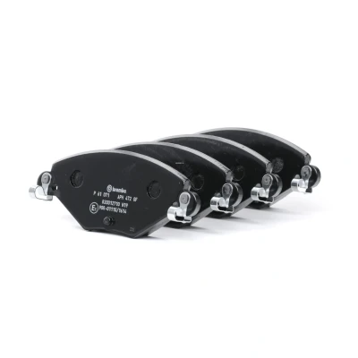Abbildung von BREMBO P 61 071 Bremsbelagsatz inkl. Verschleißwarnkontakt mit Bremssattelschrauben ohne Zubehör CITROËN: C5 II Estate, III Hatchback