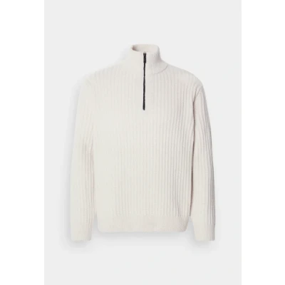 Abbildung von BOSS Strickpullover, Herren, Größe: Small, Light beige