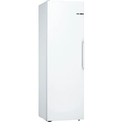 Abbildung von Bosch KSV36VWEP Serie 4 Kühlschrank, 186 X 60 cm, 346 L, VitaFresh pro 3x längere Frische, LED Beleuchtung gleichmäßige Ausleuchtung, EasyAccess Shelf ausziehbare Glasplatten, Weiß (186 60)
