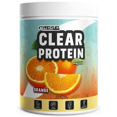 Abbildung von Clear Protein Vegan 360g ORANGE unglaublich leckerer &amp; erfrischender Drink vegane Whey Protein/Iso Alternative mit hochwertigem Erbsenproteinhydrolysat 56%
