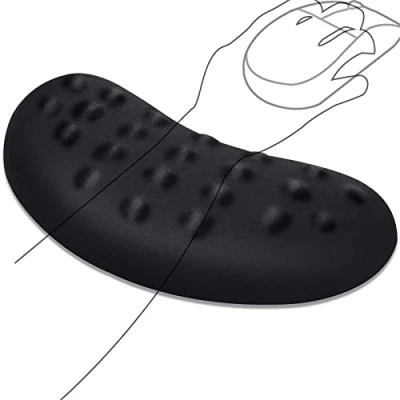 Abbildung von Gimars Maus Handgelenkauflage, Ergonomisches Memory Foam Handgelenkpolster mit Massagenoten zur Druck und Schmerzlinderung, Handgelenkstütze für Computer Laptop Büroar PC Gaming