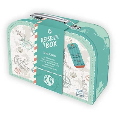 Abbildung von Trötsch Mini Koffer Reisebox: Pappkoffer Reisekoffer Kinder Spielkoffer Geschenkkoffer