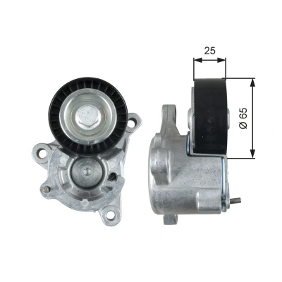 Abbildung von GATES T39193 Spannrolle FleetRunner Micro V Stretch Fit CITROËN: Xsara Picasso