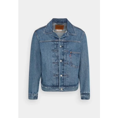 Abbildung von Levi&#039;s TYPE I Trucker Jeansjacke, Herren, Größe: Small, Medium indigo stonewash