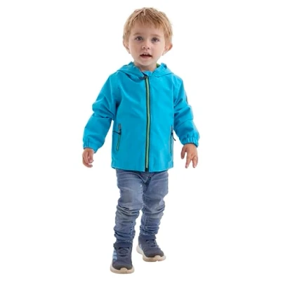 Abbildung von first instinct by killtec Kinder Funktionsjacke/Regenjacke mit Kapuze FIOS 10 MNS JCKT, azur, 98/104, 42906 000