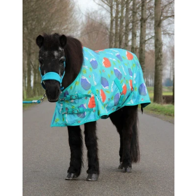 Abbildung von HB H&amp;H Outdoordecke Hedgehog Fleece Türkis 90/115