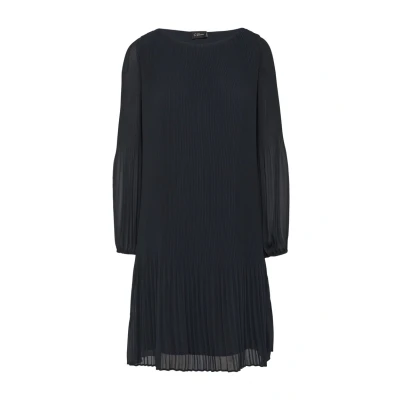 Abbildung von s.Oliver Black Label IM Relaxed FIT MIT Plissee Freizeitkleid, Damen, Größe: 34, Navy
