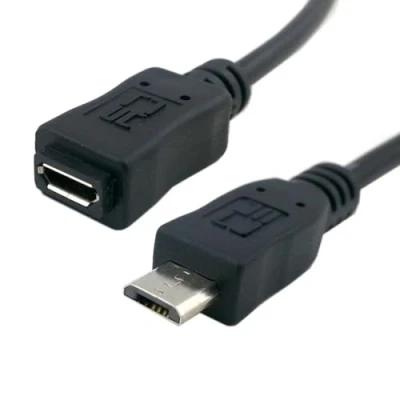 Abbildung von chenyang CY Micro USB Full 5Pin Stecker auf Buchse Verlängerungsdatenkabel für Tablet &amp; Telefon 50cm 1.64ft