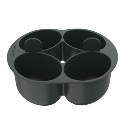 Abbildung von Wundermix WunderPoach® for four Pochiereinsatz für Thermomix &amp; Monsieur Cuisine Eier pochieren im TM/MC Pochierte Egg Boiler MC Zubehör Eierkocher 4