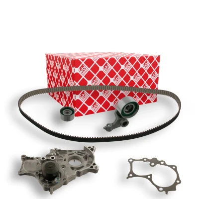Abbildung von FEBI BILSTEIN 32730 Wasserpumpe + Zahnriemensatz mit 178 TOYOTA: Corolla Verso, IX Hatchback, Avensis II Saloon