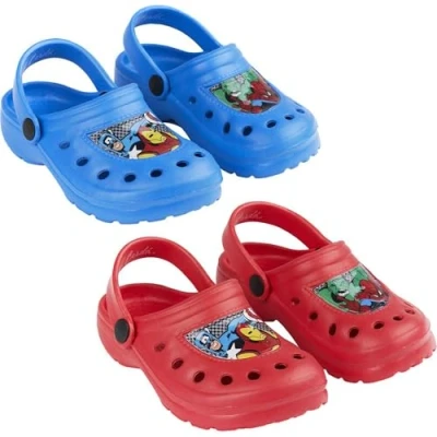 Abbildung von CERDÁ LIFE&#039;S LITTLE MOMENTS Clogs für Kinder Spiderman verstopft mit The Avengers, Blau, 32 EU