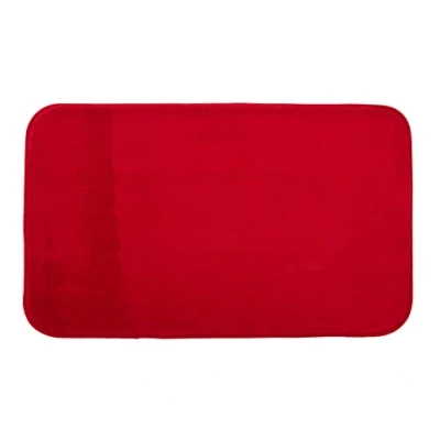 Abbildung von Gözze Premium Rutschfester Badteppich, RIO, 100% Microfaser, 60 x 100 cm Rot