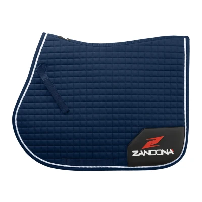 Abbildung von Zandona Springsatteldecke MCL Navy/Schwarz Warmblut