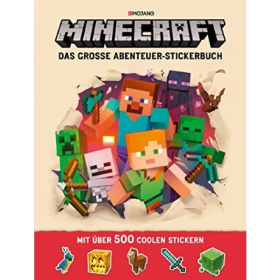 Abbildung von Minecraft, Das große Abenteuer Stickerbuch: Ein offizielles Minecraft Stickerbuch