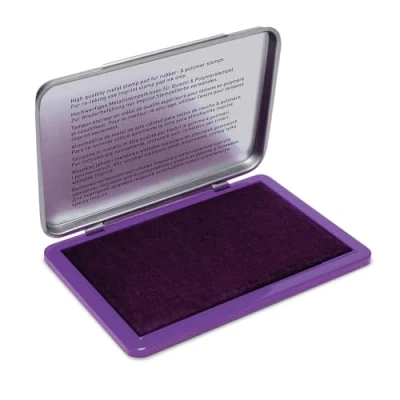 Abbildung von Imprint Handstempelkissen 9073M für den täglichen Bedarf zu Hause und im Büro 1 Stempelkissen violett, robuster Metalldeckel, wasserbasierte Tinte, Größe 12,5x8 cm, optimal Handstempel geeignet