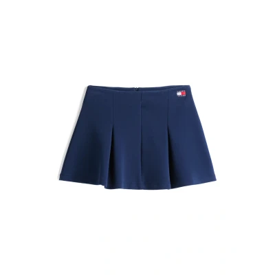 Abbildung von Tommy Jeans Badge Alinienrock, Damen, Größe: Medium, Dark night navy