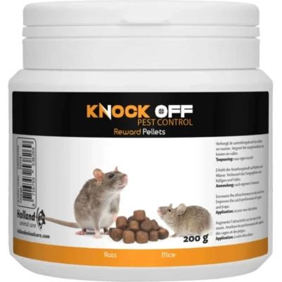 Abbildung von Knock Off Belohnungspellets für Mäuse &amp; Ratten 200 Gram Braun