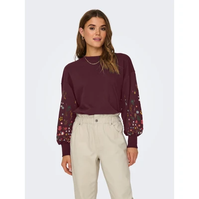 Abbildung von ONLY Sweatshirt »ONLBROOKE L/S O NECK FLOWER SWT«