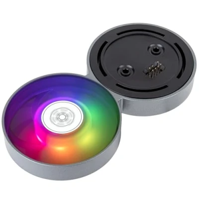 Abbildung von SilverStone Technology IMF70 ARGB, Proprietäres 70 mm Lüfterset zur Aufrüstung der All In One Flüssigkühler IceMyst Serie, SST ARGB